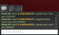 Chat - Poker Texas Holdem