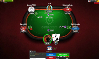 A janela do jogo - Poker Texas Holdem
