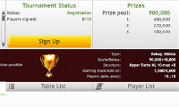 Tournaments - Poker Texas Holdem