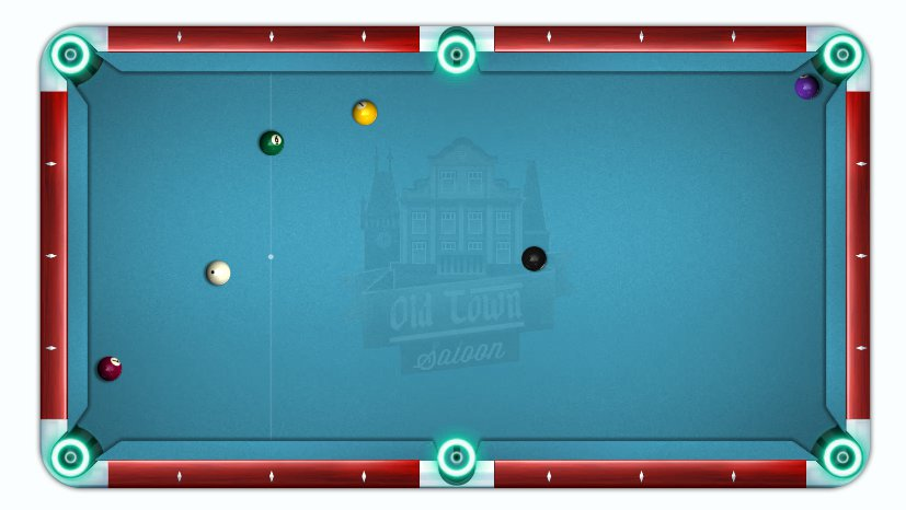 Sticking the last ball in play pool 8.