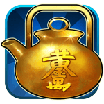 Golden teapot