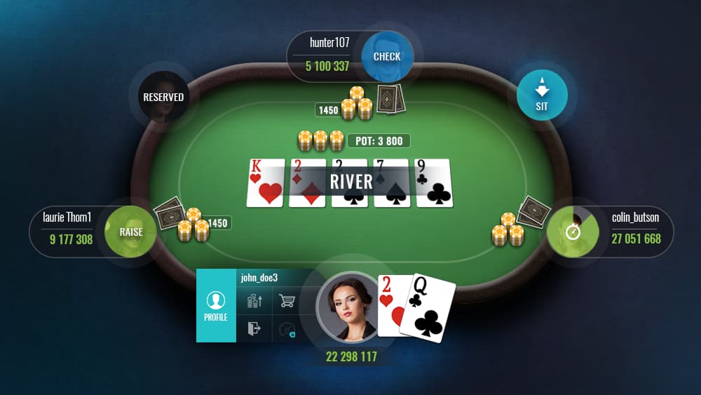 play texas holdem poker online