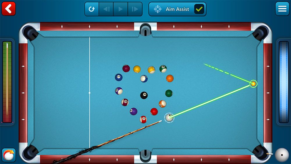 Play Pool 8-ball online. Internet Billiard games