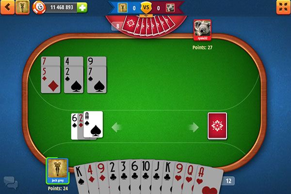 Rummy 500 - Popular card game online! Invite friends and have fun!