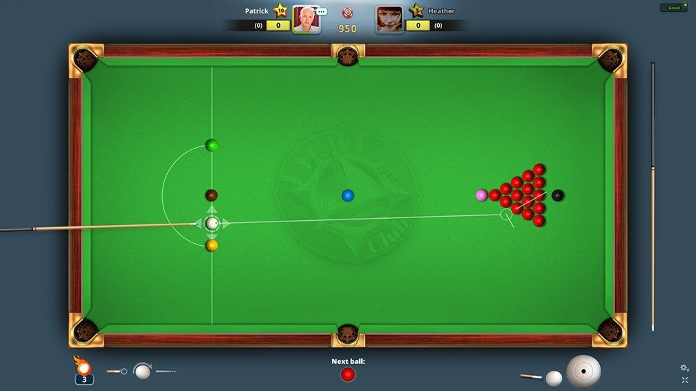 New online snooker game came out, works right in Chrome - realsnooker.com :  r/billiards