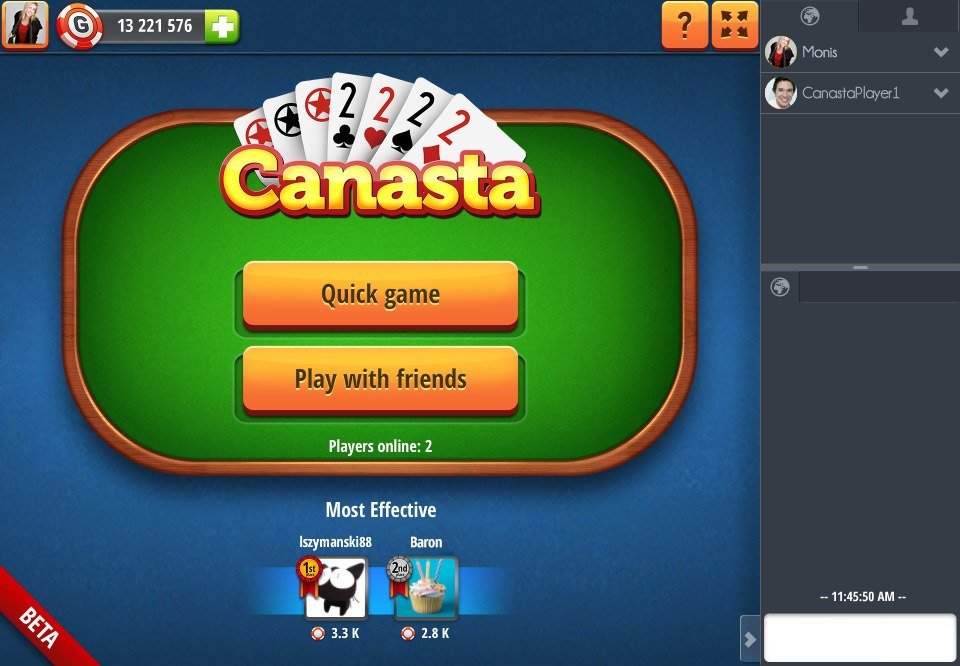 Canasta Un Juego De Cartas Popular Y Gratuito Invita A Tus Amigos Y 