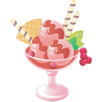 Berry ice cream