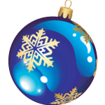 Blue christmas ornament - Soldout