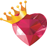 Crowned heart