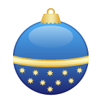 Cobalt ornament