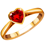 Red diamond ring - Soldout