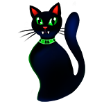 Halloween Black Cat - Soldout