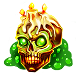 Halloween Green Skull