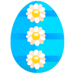 Flowery Easter Egg