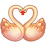 Amorous Swans