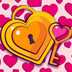 Golden Heart Key - Soldout