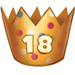 18 Birthday Crown