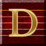 Letter D
