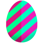 Striped Easter Egg - Soldout